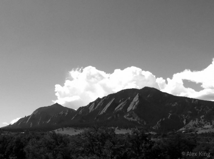 Flatirons (Black and White)
