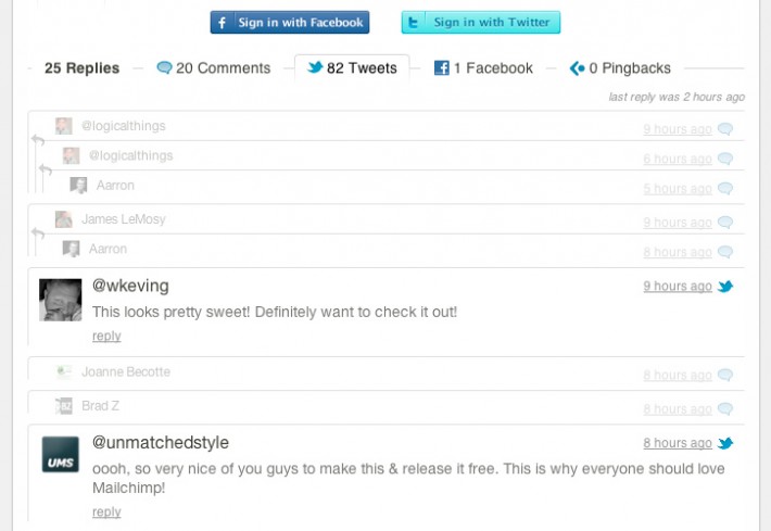 Social Comments