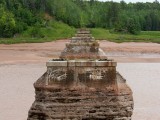 Old bridge supports