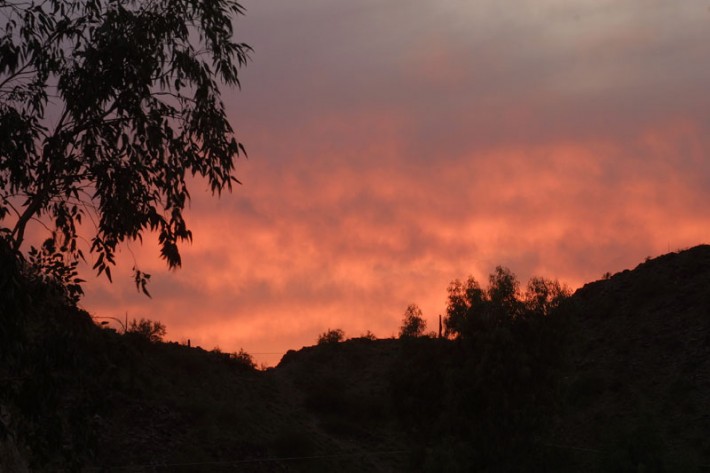 Sunset in Phoenix.