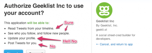 Partial OAuth