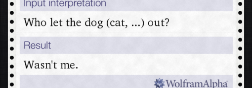 Siri, who let the dogs out?