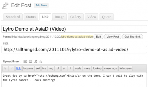 Link Format