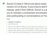 Facebook Broadcast a Link