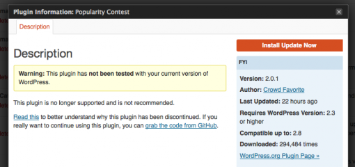 Plugin Discontinued