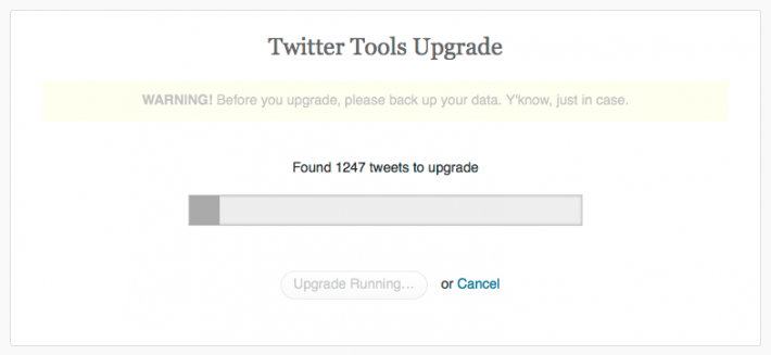 tweet-upgrade-running