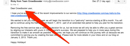 Crowd "booter"