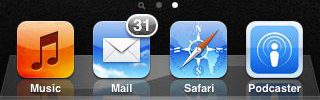 iOS Mail Icon (Grey Badge)