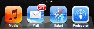 iOS Mail Icon (Red Badge)
